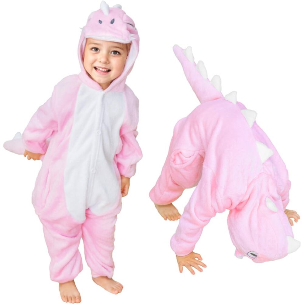 Breevo Pink Dinosaur Costume 3T